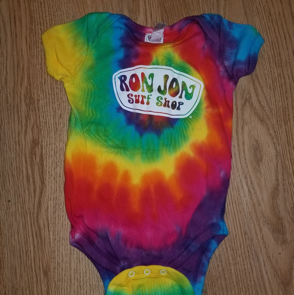 Ron Jon Surfer Shop. Tye Dye Onesie